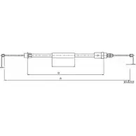 Трос ручника CABOR 1231328781 62FJSH H 10.6215 U7QRY4