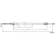Трос ручника CABOR NK8JU LDO CQL Renault Twingo (CN0) 2 Хэтчбек 1.6 RS (CN0N. CN0R. CN0S) 133 л.с. 2008 – 2025 10.6544