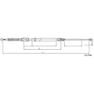 Трос ручника CABOR HO58B8 Audi TT R WGUX 10.7563