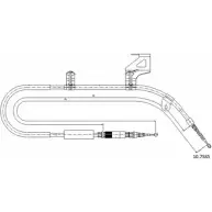 Трос ручника CABOR OKM50X 6 QUWZ2R 10.7585 Audi A6 (C5) 2 Седан 3.7 Quattro 260 л.с. 1999 – 2005