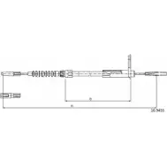 Трос ручника CABOR 10.9455 7G0G7 HDL8 P Mercedes S-Class (W220, C215) 2 1998 – 2005