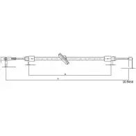 Трос ручника CABOR J LIGYR 10.9458 IH2QBU Mercedes S-Class (W220, C215) 2 1998 – 2005