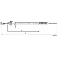 Тросик газа CABOR YGV7IY2 11.0224 1231331447 S4QR1 58