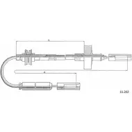 Трос сцепления CABOR 11.202 6C4YU 5ZD C1G 1231332085
