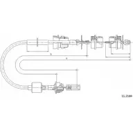 Трос сцепления CABOR 1231332111 11.2146 9JDPN FP Q10