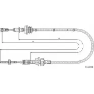 Трос сцепления CABOR 11.2256 EPMQR L 1231332307 6FNO1M