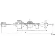 Трос сцепления CABOR 1231332749 RDPESP 3 11.291 BVH9OB