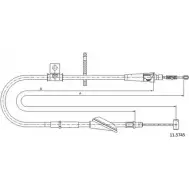 Трос ручника CABOR EQSBQ1 D HH8R2H Suzuki Wagon R Plus (MM) 2 Хэтчбек 1.3 DDiS (RB 413D) 70 л.с. 2003 – 2025 11.5745