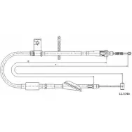 Трос ручника CABOR Z JEY9 11.5746 N8Z9N Suzuki Wagon R Plus (MM) 2 Хэтчбек 1.3 DDiS (RB 413D) 70 л.с. 2003 – 2025