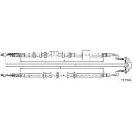 Трос ручника CABOR 11.5766 Opel Meriva (A) 1 Минивэн 1.3 CDTI (E75) 69 л.с. 2005 – 2010 0HKK7KD P2 DDE