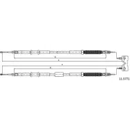 Трос ручника CABOR AM5OH M 11.5771 RWXI7Z 1231334195