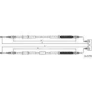 Трос ручника CABOR 11.5772 IR3LFO 4 OO2S6 Opel Corsa (D) 4 2006 – 2014