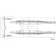 Трос ручника CABOR IQLYCPG 11.582 BL 1RIUB 1231334247
