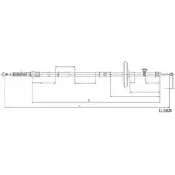Трос ручника CABOR I5 KD4 ZX9GA9 Opel Astra (J) 4 Универсал 1.7 CDTI (35) 131 л.с. 2010 – 2015 11.5824