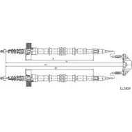 Трос ручника CABOR DX0CTWA Opel Astra (G) 2 Хэтчбек 2.2 DTI (F08. F48) 117 л.с. 2002 – 2005 JA52 J 11.5859