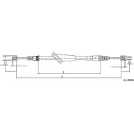 Трос ручника CABOR 84K2K2 5 11.6561 PN31RQ Renault Trafic (JL, X83) 2 Автобус 1.9 dCI 100 (JL0C) 101 л.с. 2001 – 2025