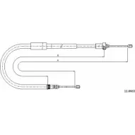 Трос ручника CABOR K8K4MD F TDD3W 11.6663 Renault Modus (FJP0) 1 Хэтчбек 1.6 (JP03. JP0B. JP0U. JP0Y. JP1G) 112 л.с. 2004 – 2025