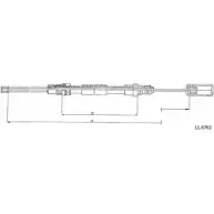 Трос ручника CABOR 11.6762 0UKCG4 DG CB8 1231335171
