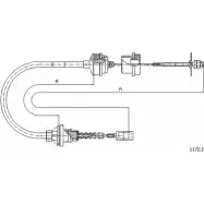 Трос сцепления CABOR 90 YQFE2 T22PW22 1172.2 1231336063