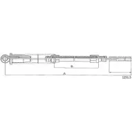 Трос ручника CABOR 1251.2 Mitsubishi Colt 6 (Z3, Z2) Хэтчбек 7V6IA O KN5ZO