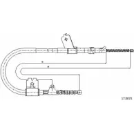 Трос ручника CABOR 1231337811 MN37Y8F 17.0073 H 67A55