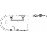 Трос ручника CABOR XF JTR1 17.0579 1231338139 JX3AL4J