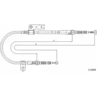 Трос ручника CABOR 6T LJ7I 17.0595 1231338195 JBHFJ