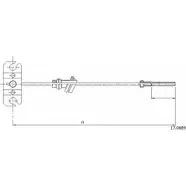 Трос ручника CABOR Mazda MX-3 BUL BVPF 17.0689 DGIG1