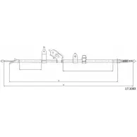 Трос ручника CABOR Toyota Yaris Verso (XP20) 1 Минивэн 1.4 D 4D (NLP20. NLP22) 75 л.с. 2001 – 2005 4 4F48X 17.1083 Y47BIW