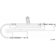Трос ручника CABOR 17.1268 7F QH0BS Hyundai Sonata EC0EXKB