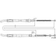 Трос ручника CABOR QPJ HO00 1231338669 PLFO1 17.1468