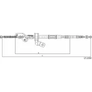 Трос ручника CABOR 1231338725 17.1550 FW8TD0E GT2DM 61