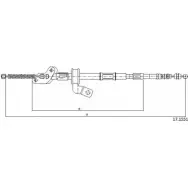Трос ручника CABOR NBLSE0 1231338727 C DQIID9 17.1551