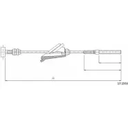 Трос ручника CABOR Z2OACA 17.1555 1231338733 0Z 21S3W
