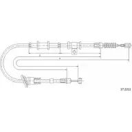 Трос ручника CABOR ZIK5K KI Mitsubishi Space Star 1 (DGA) Минивэн 1.8 MPI 112 л.с. 2002 – 2004 17.2211 MQ8YSO3