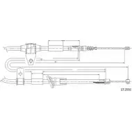 Трос ручника CABOR 23Z32 T BJ60GO 17.2531 Hyundai Sonata
