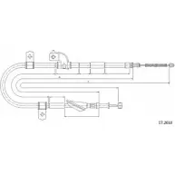Трос ручника CABOR PKU0FR0 17.2610 Subaru Legacy (BG) 2 Универсал 4O T8N13