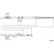 Трос ручника CABOR ZHJ RPV DRMNF 17.4035 Honda Accord 6 (CK, CG, CH) Седан 1.6 i (CG7) 116 л.с. 1998 – 2002