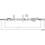 Трос ручника CABOR 7O6H4FB TI FLY 17.5025 Suzuki Vitara (FT, GT, ET) 2 Кроссовер 2.0 TD Intercooler AWD (SV 420D) 87 л.с. 1995 – 1998