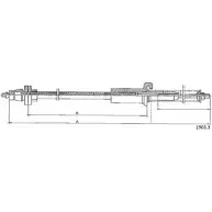 Тросик газа CABOR MA1QP Z 1903.3 5SRISQ9 1231340175