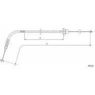 Тросик газа CABOR 323.6 DF5XN0N 1231340735 LTJN U