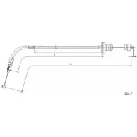 Тросик газа CABOR IX K1FNR 323.7 1231340743 18XK6