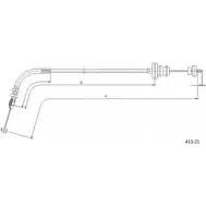 Тросик газа CABOR 413.21 EARJAUP 1231340789 9D JR7NZ