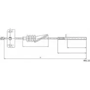 Трос ручника CABOR W69VV Fiat Multipla (186) 1 Минивэн 1.9 JTD (186AxE1A) 120 л.с. 2002 – 2010 491.13 0WI JZ