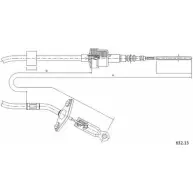 Трос сцепления CABOR 3BSP 2L0 CKHUPAC Fiat Palio (178) 1 Хэтчбек 1.2 68 л.с. 1999 – 2000 632.13