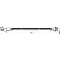 Тормозной шланг BORG & BECK 1231381465 BBH8450 S NDR774 QWKQO