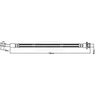 Тормозной шланг BORG & BECK 1231381467 S 8LFI A3S06F BBH8451