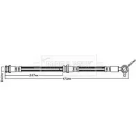 Тормозной шланг BORG & BECK 3C9HA9S BBH8473 2VQV J73 1231381543