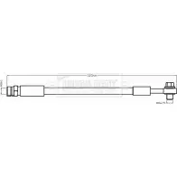 Тормозной шланг BORG & BECK TSR9 E 1231381563 BBH8475 57CXK37