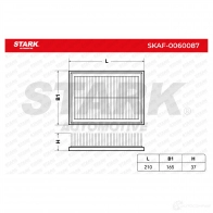 Воздушный фильтр STARK skaf0060087 1437809117 FQILSA T - Изображение 4